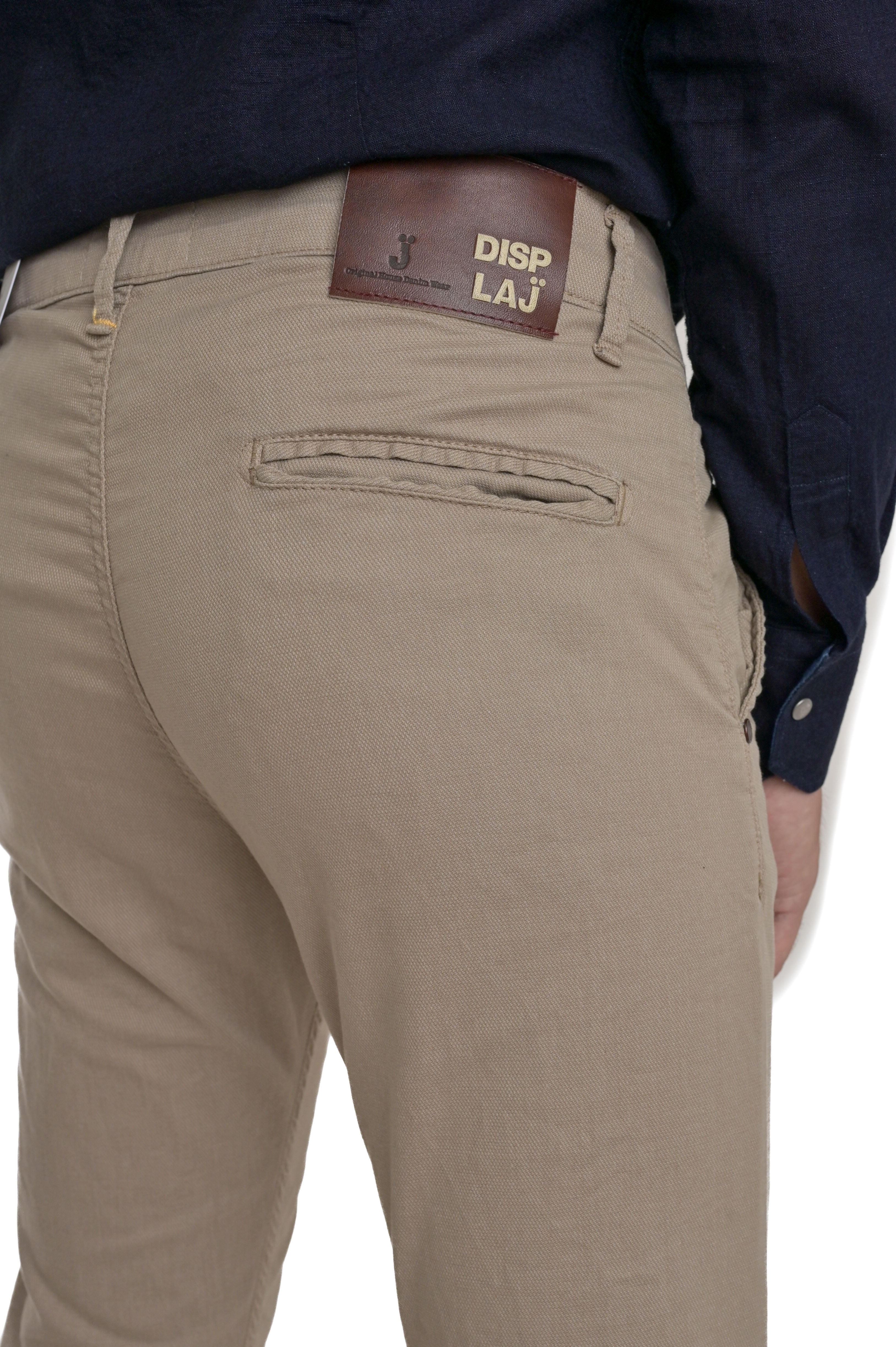 Pantaloni in cotone slim Kinos Open beige SS25