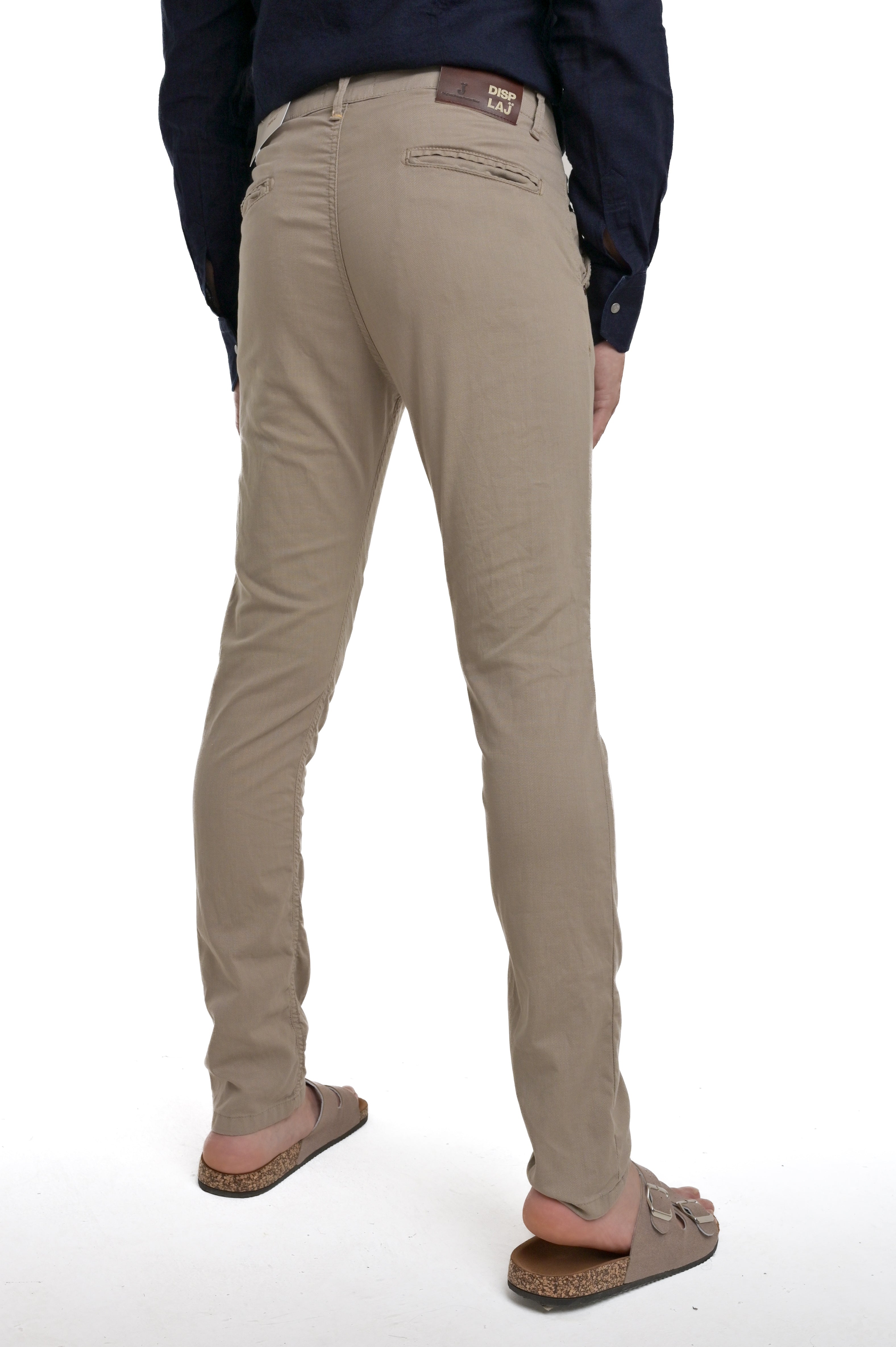 Pantaloni in cotone slim Kinos Open beige SS25