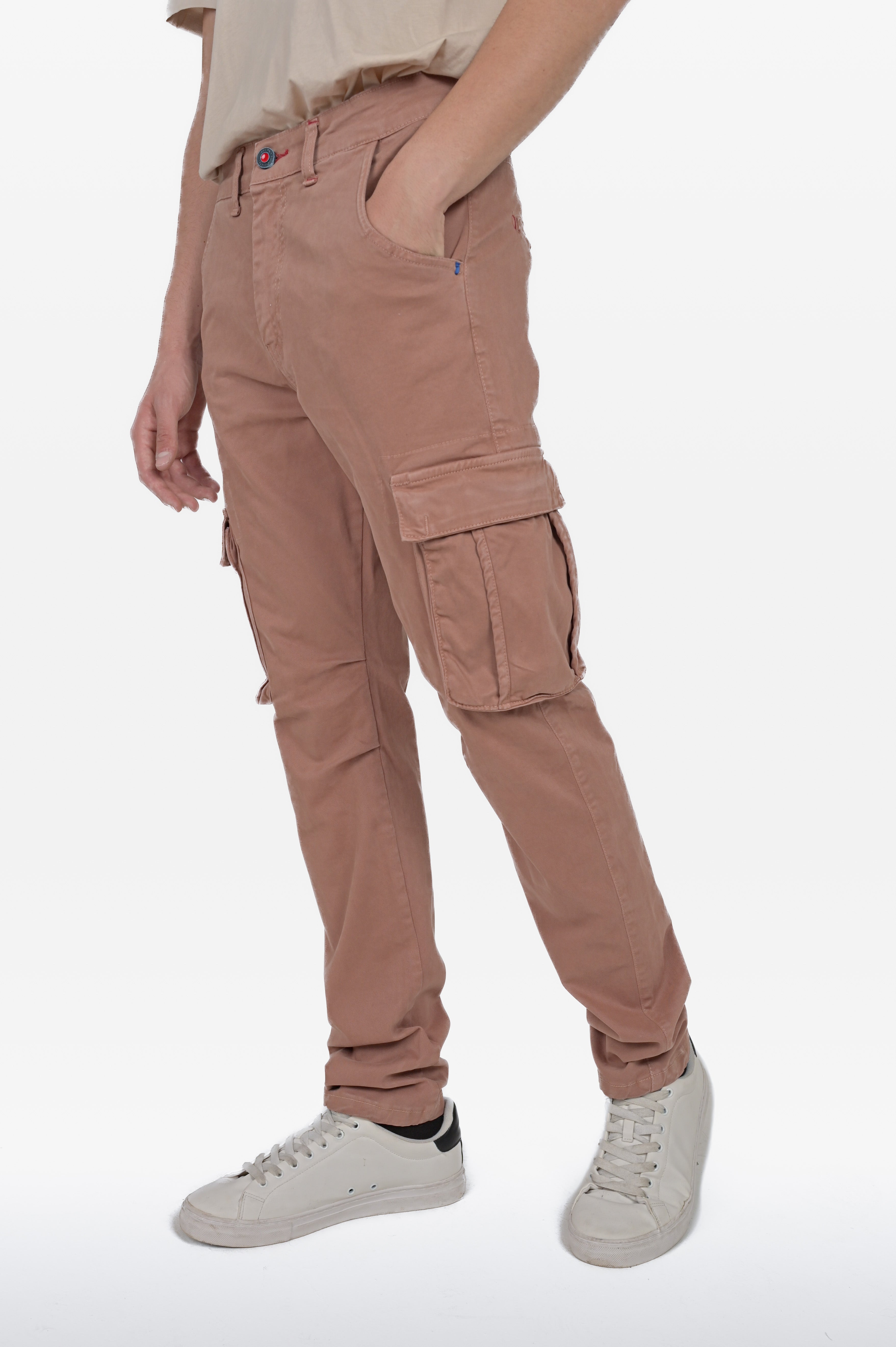 Pantaloni in cotone regular Marktas terra di siena FW24/25