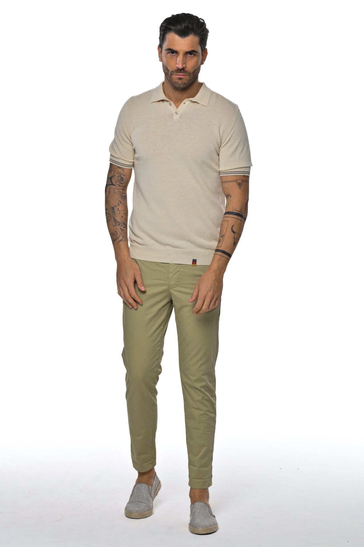 Pantaloni in cotone slim Sonic Raso SS23