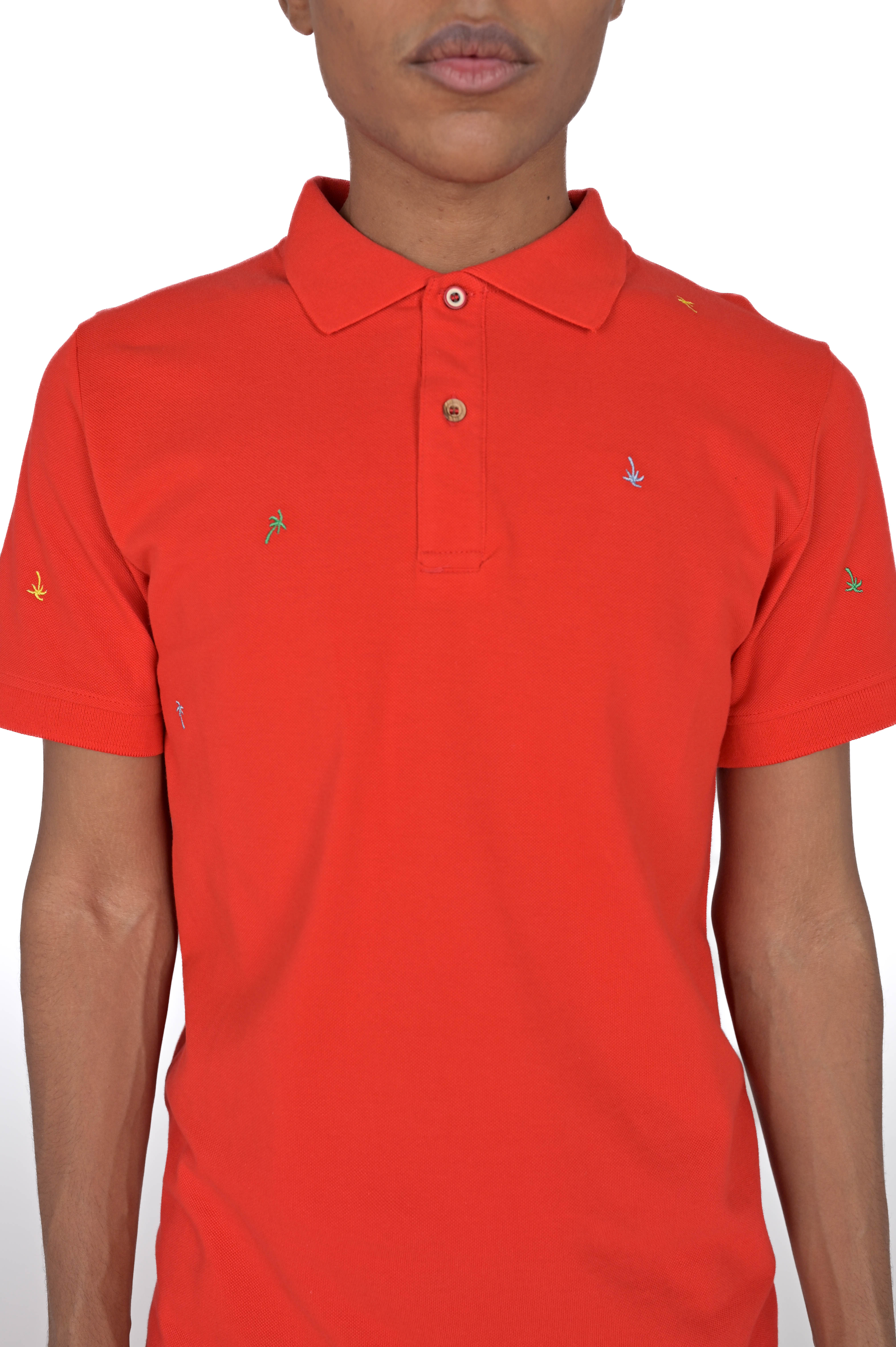 Kaloa Red Regular Polo SS24