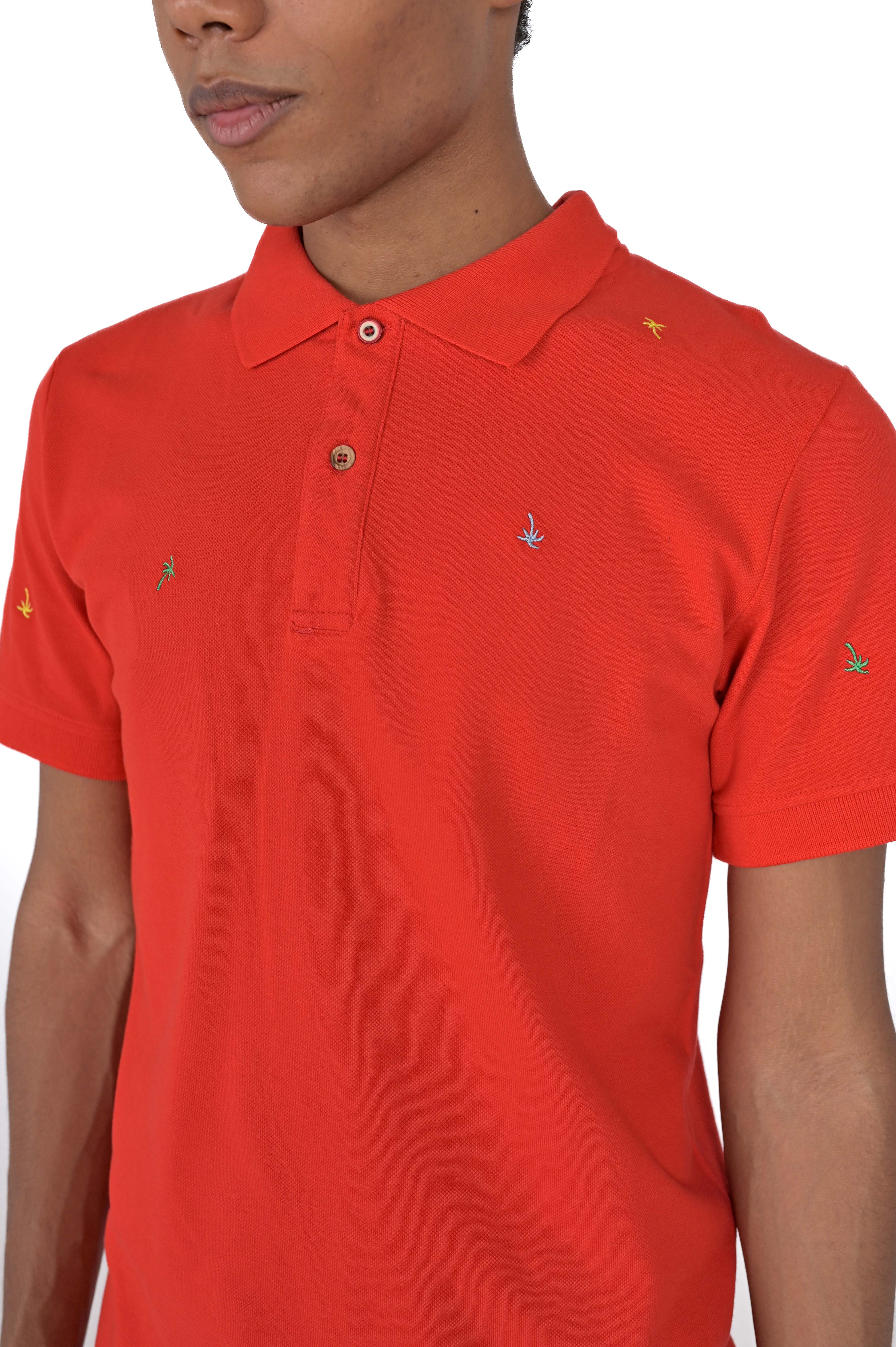 Kaloa Red Regular Polo SS24