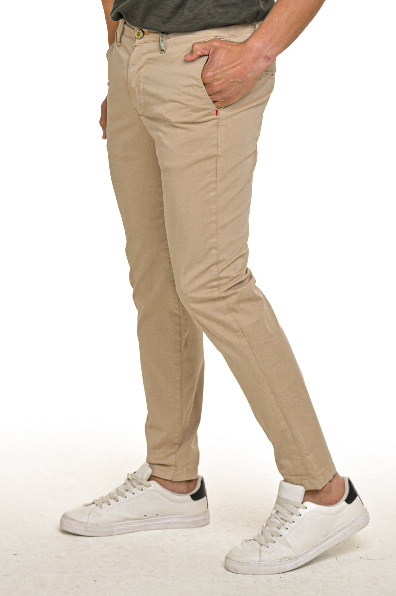 Slim Cotton Trousers Sonic Raso SS23