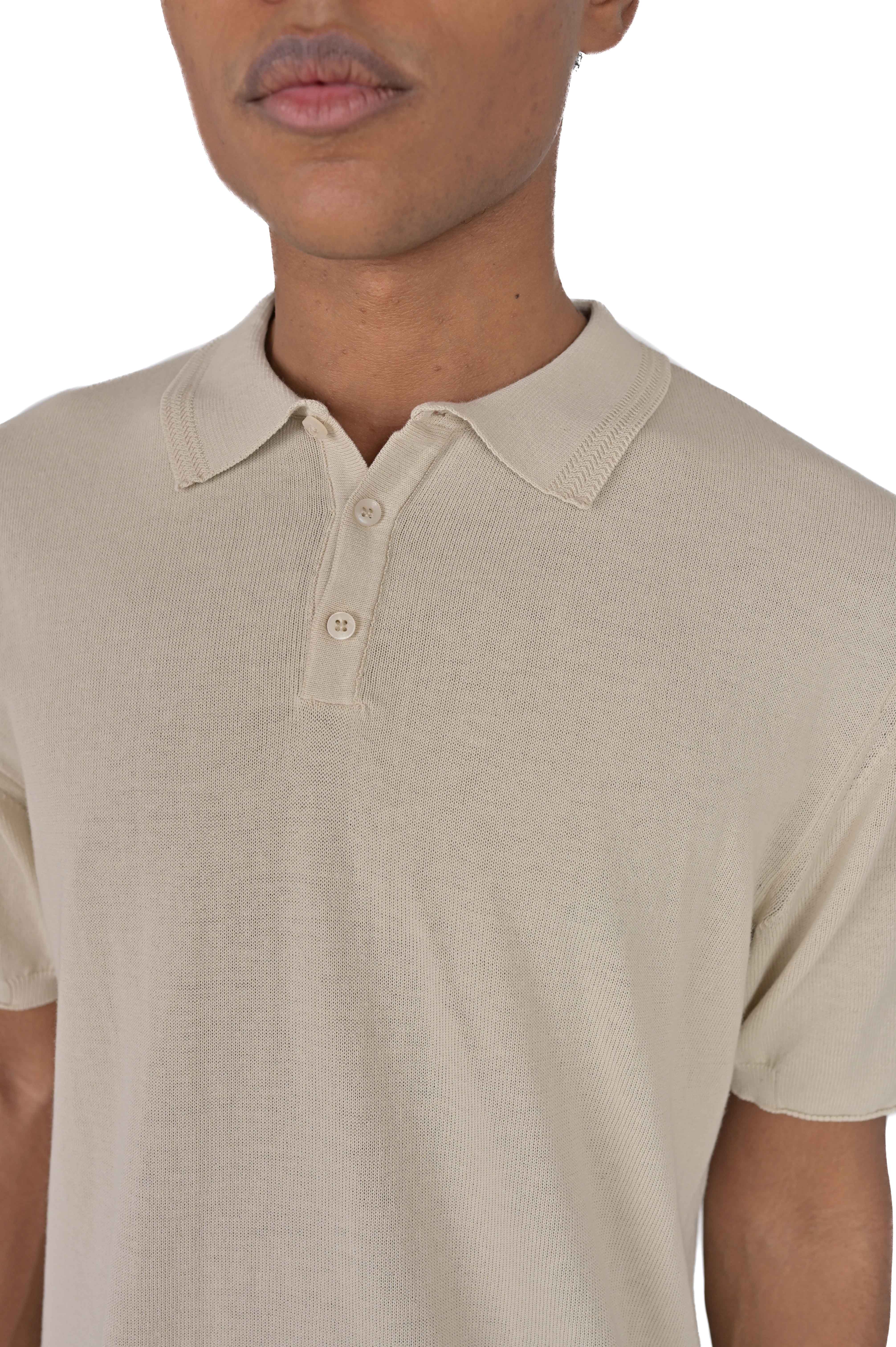 Regular polo shirt DS 2474 beige SS24