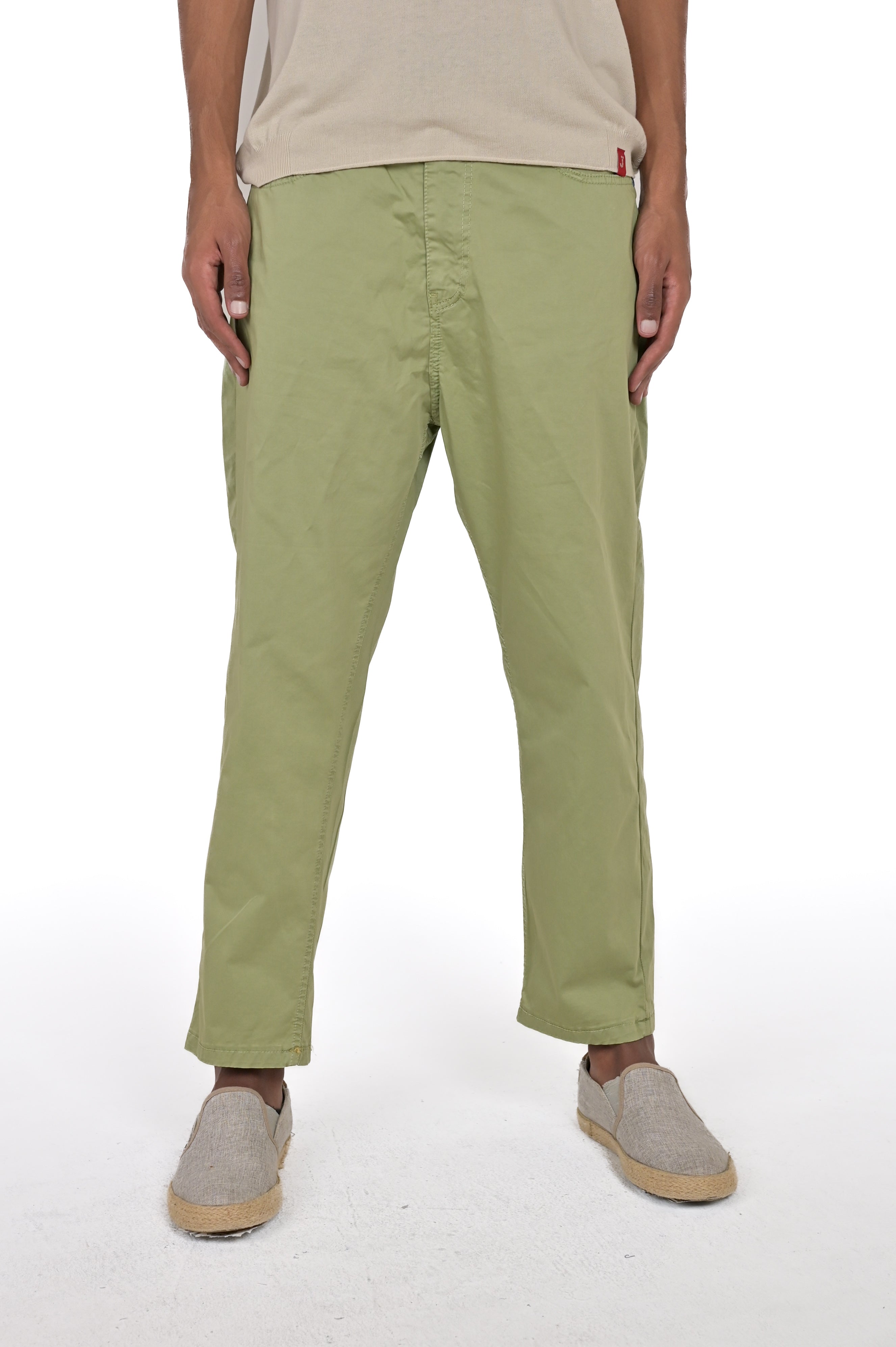 Loose King Satin Pear Green Pants SS24