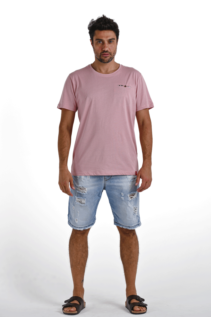 T-Shirt regular DPE 2411 Rosa SS24