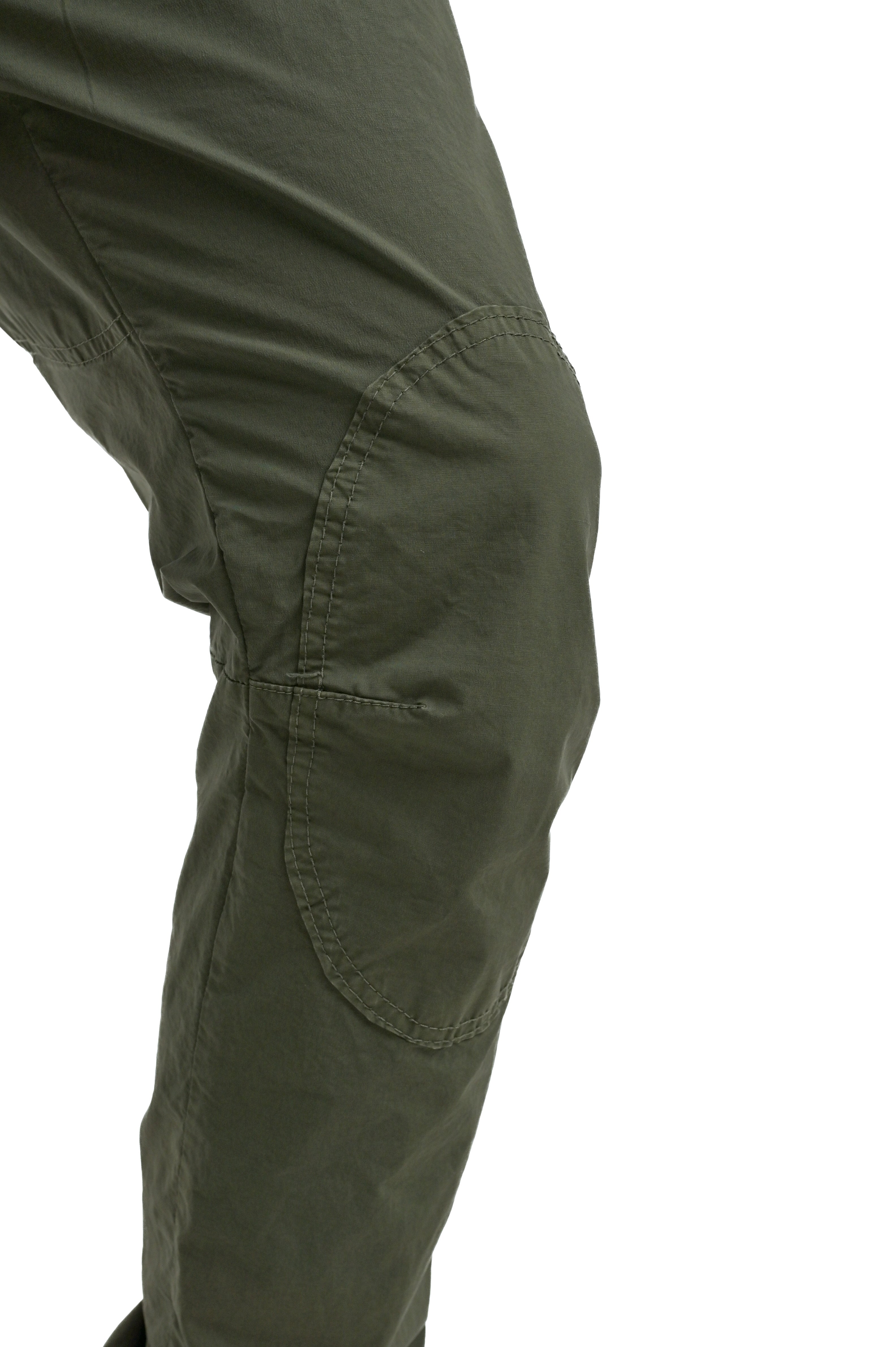 Pantaloni in cotone regular Indios Andorra verde SS25