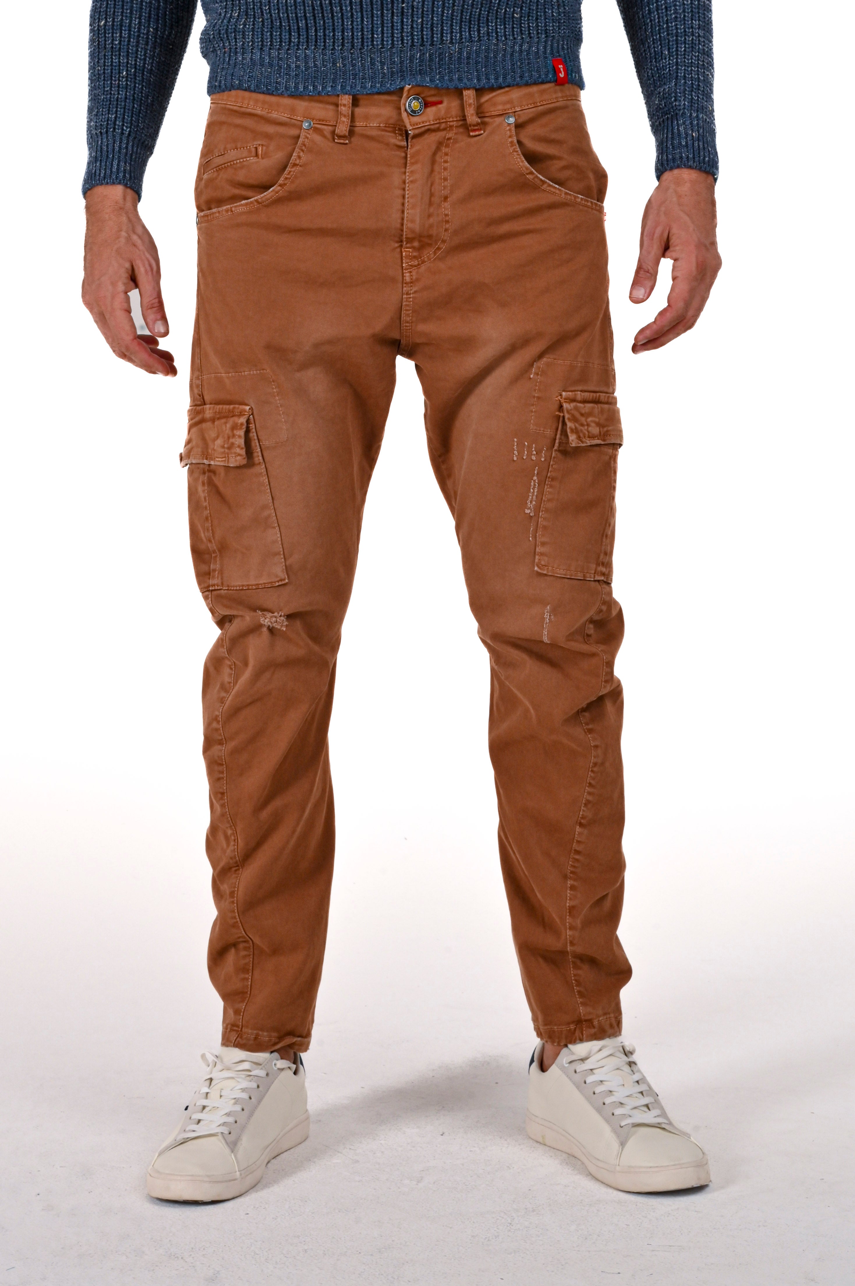 New Evolution Tapered Cotton Trousers Cookie Breaks FW24/25