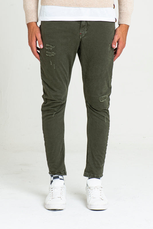 Pantaloni in cotone tapered Kron AM3 FW22/23