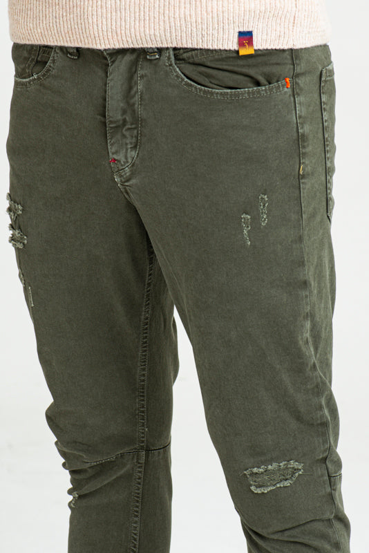 Pantaloni in cotone tapered Kron AM3 FW22/23